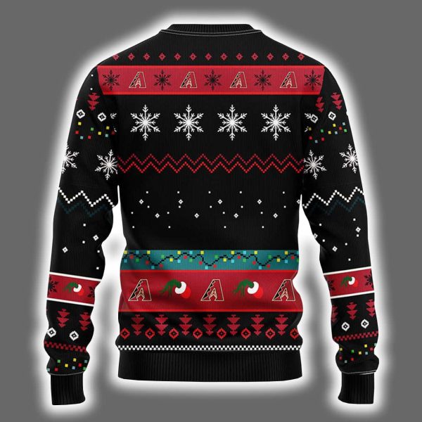 Diamondbacks Grnch Hand Ugly Christmas Sweater 3