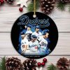 Dodgers 2025 NL West Champions Christmas Ornament 2