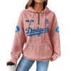Dodgers 2025 NLCS Waffle Zip Hoodie 4