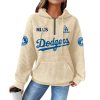 Dodgers 2025 NLCS Waffle Zip Hoodie 5