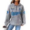 Dodgers 2025 NLCS Waffle Zip Hoodie 6