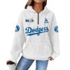 Dodgers 2025 NLCS Waffle Zip Hoodie 8