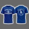 Dodgers 2025 National League Champions Blue Crew Forever Two-Sided Shirt