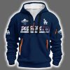 Dodgers 2025 World Series Champions Hoodie Half Zipper 2