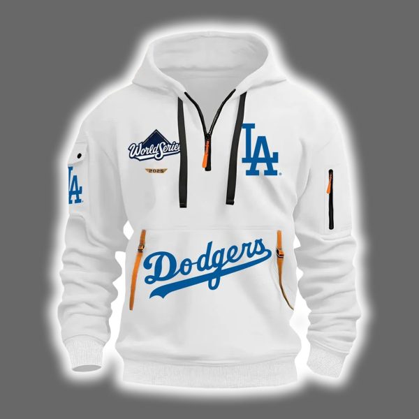 Dodgers 2025 World Series Champions Quarter Zip Hoodie 2