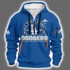 Dodgers 2025 World Series Champions Signature Hoodie Half Zipper 2