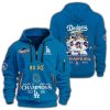 Dodgers 9X World Series Champions 2025 Hoodie Half Zipper