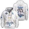 Dodgers 9X World Series Champions 2025 Hoodie Half Zipper 3