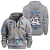 Dodgers 9X World Series Champions 2025 Hoodie Half Zipper 4