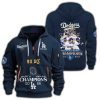 Dodgers 9X World Series Champions 2025 Hoodie Half Zipper 5