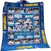 Dodgers Back 2 Back National Champions '24 '25 Blanket