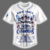 Dodgers Back 2 Back World Series Champions 2024 2025 Jersey 2