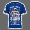 Dodgers Back 2 Back World Series Champions 2024-2025 Shirt