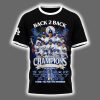 Dodgers Back 2 Back World Series Champions 2024 2025 Shirt 2
