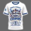 Dodgers Back 2 Back World Series Champions 2024 2025 Shirt 3