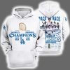 Dodgers Back To Back 2024 2025 World Series Champions Signature Hoodie 2