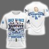 Dodgers Back To Back 2024 2025 World Series Champions Signature Shirt 2