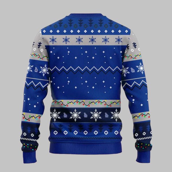 Dodgers HoHoHo Mickey Christmas Ugly Sweater1