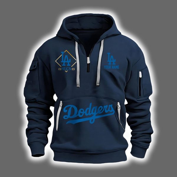 Dodgers NLCS 2025 Quarter Zip Hoodie 3