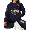 Dodgers National League Champions 2025 Personalized Waffle Hoodie 5