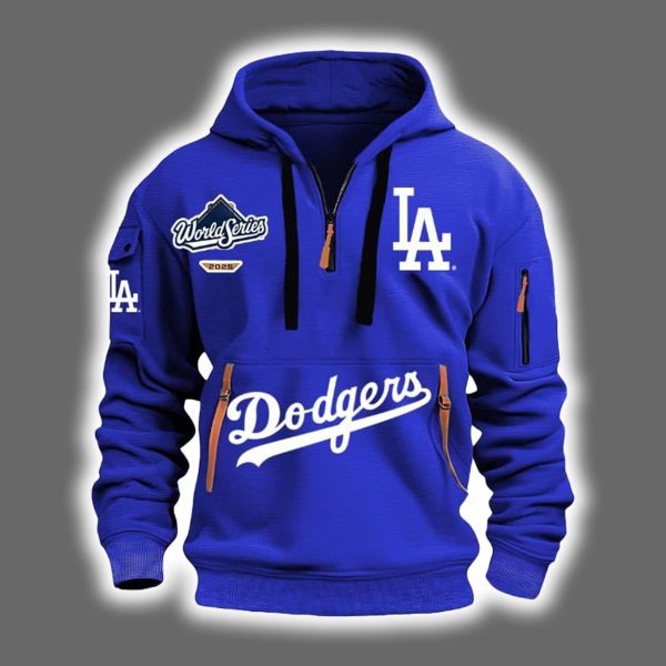Dodgers World Series 2025 Quarter Zip Hoodie