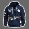 Dodgers World Series 2025 Quarter Zip Hoodie 2