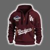 Dodgers World Series 2025 Quarter Zip Hoodie 4