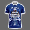 Dodgers World Series Champions 2025 Thank You For The Memories Polo Shirt