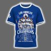 Dodgers World Series Champions 2025 Thank You For The Memories Shirt
