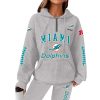 Dolphins Football Personalized Waffle Zip Hoodie 7