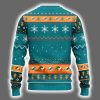 Dolphins Grnch Hand Ugly Christmas Sweater 3
