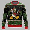 Donald Duck Christmas Lights Ugly Christmas Sweater1