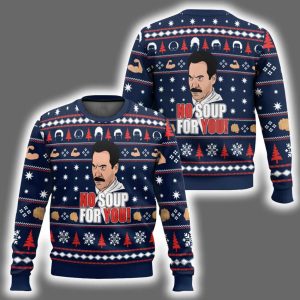 Soup Nazi No Soup For You Seinfeld Ugly Christmas Sweater