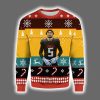 Drake London Falcons Ugly Christmas Sweater