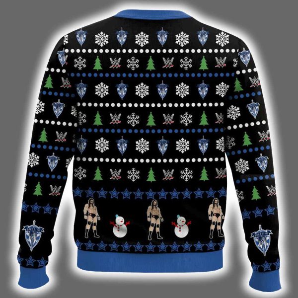 Drew Mcintyre The Chosen One Ugly Christmas Sweater 3