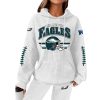 Eagles Football Waffle Hoodie