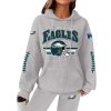 Eagles Football Waffle Hoodie 6