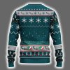 Eagles Grnch Hand Ugly Christmas Sweater 3