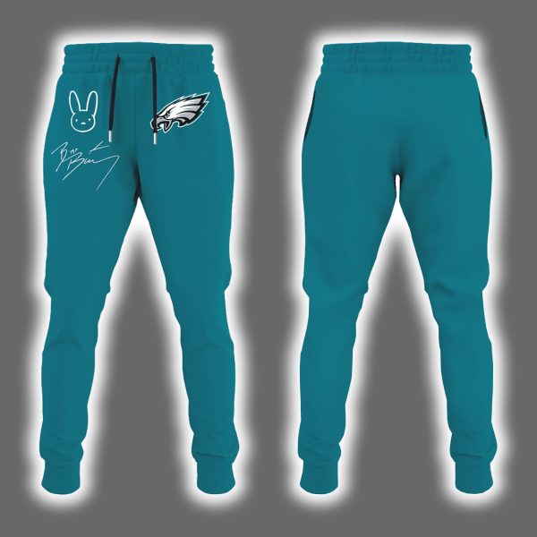 Eagles x Bad Bunny Super Bowl LX Hoodie Joggers Cap 3