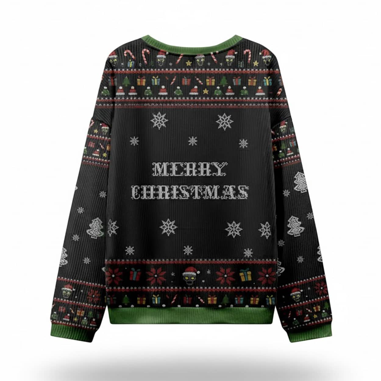 Eat Drink & Be Undead Brains For Christmas Ugly Sweater 2 Eat Drink Be Undead Brains For Christmas Ugly Sweater1