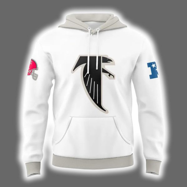 Falcons 1966 Throwback White Hoodie 2