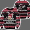 Falcons Merry Kissmyass Santa Claus Ugly Christmas Sweater