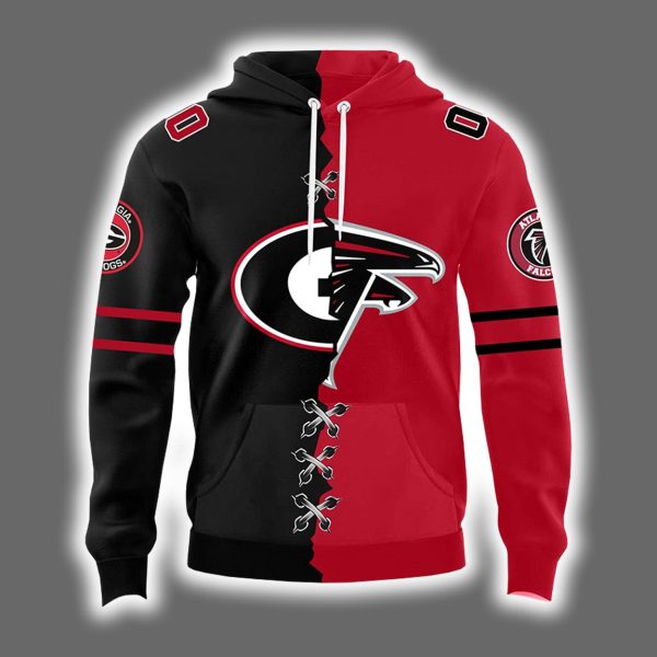 Falcons x Bulldogs Personalized Hoodie 2