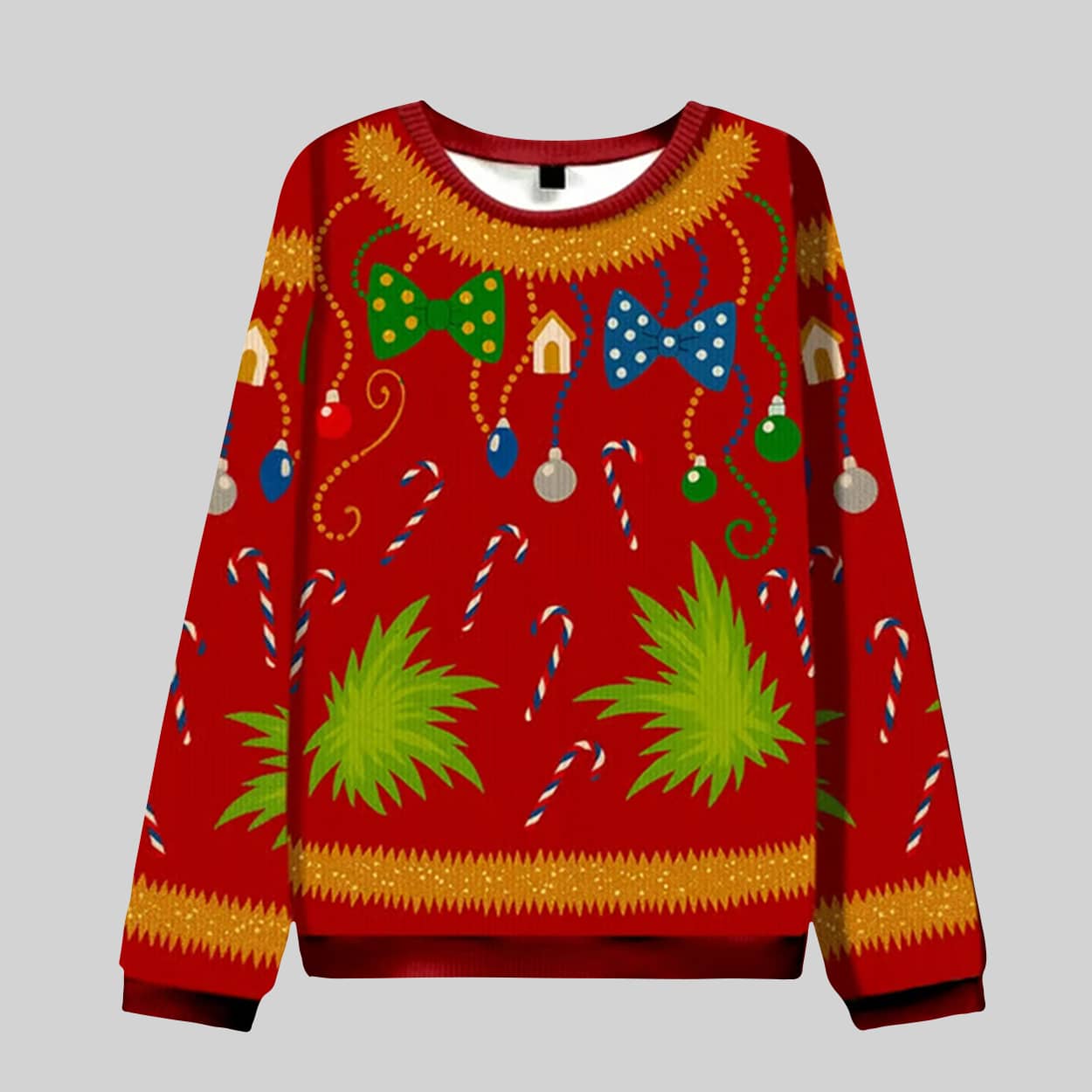 Festive Pattern Ugly Christmas Sweater Festive Pattern Ugly Christmas Sweater
