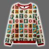 Festive Treats Patchwork Ugly Christmas Sweater 2