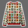 Festive Treats Patchwork Ugly Christmas Sweater 3