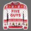 Five Guys Burgers Ugly Christmas Sweater 2