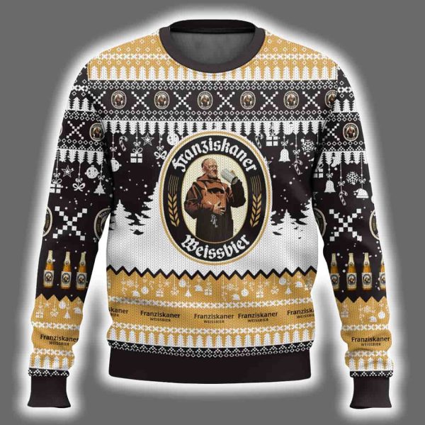 Franziskaner German Beer Ugly Christmas Sweater 2