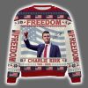 Freedom Charlie Kirk 1993 2025 Ugly Christmas Sweater 3