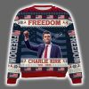 Freedom Charlie Kirk 1993 2025 Ugly Christmas Sweater 4
